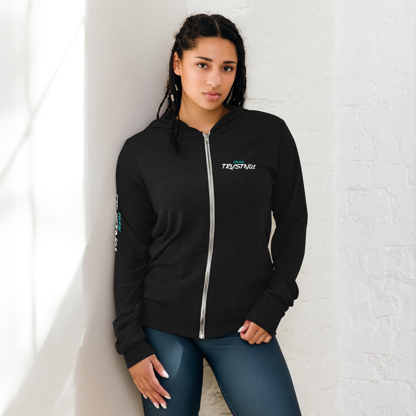 Jazrae Trustno1 Women's Zip Hoodie