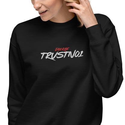 Jazrae Trustno1 Stitched Women's Sweatshirt