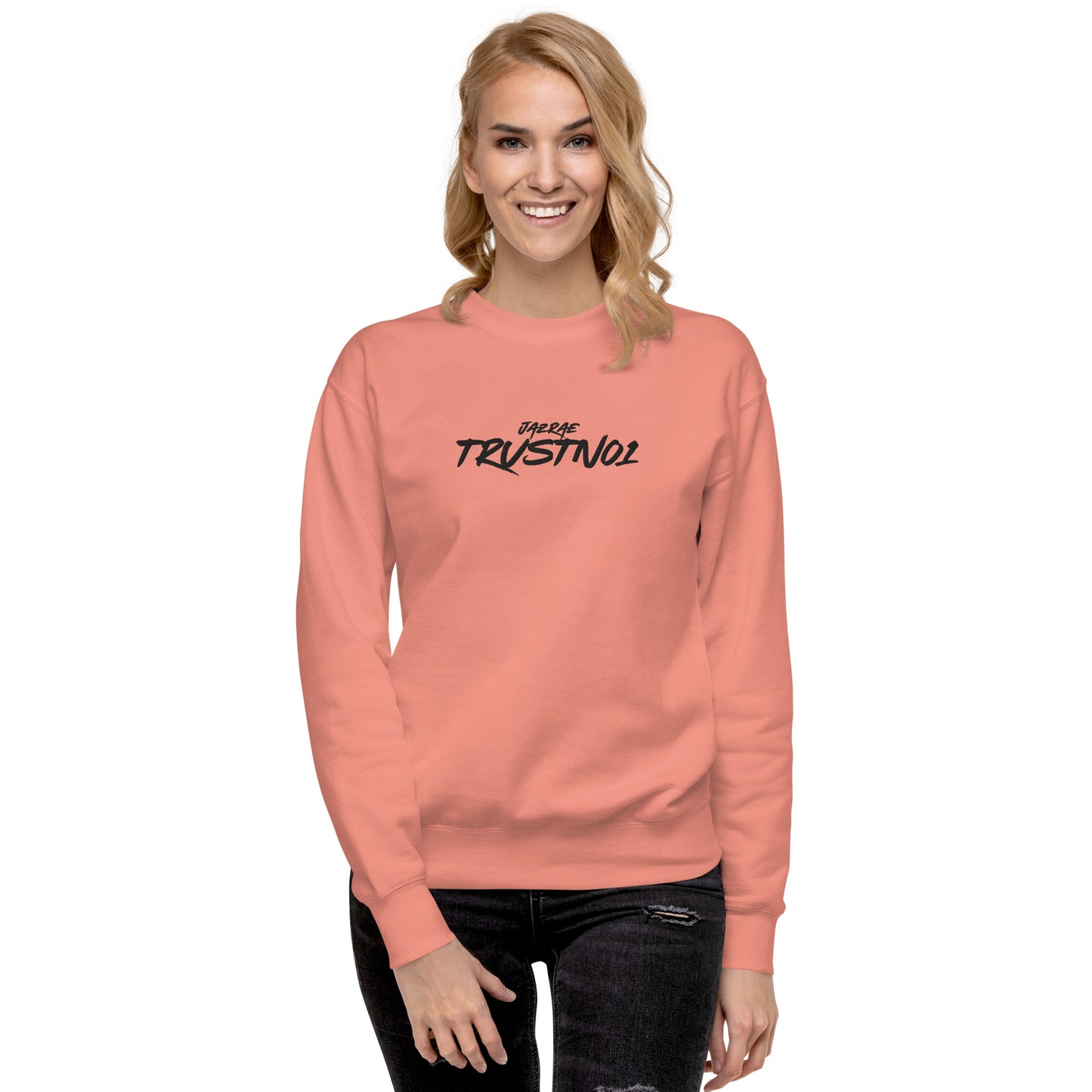 Jazrae Trustno1 Stitched Women's Sweatshirt