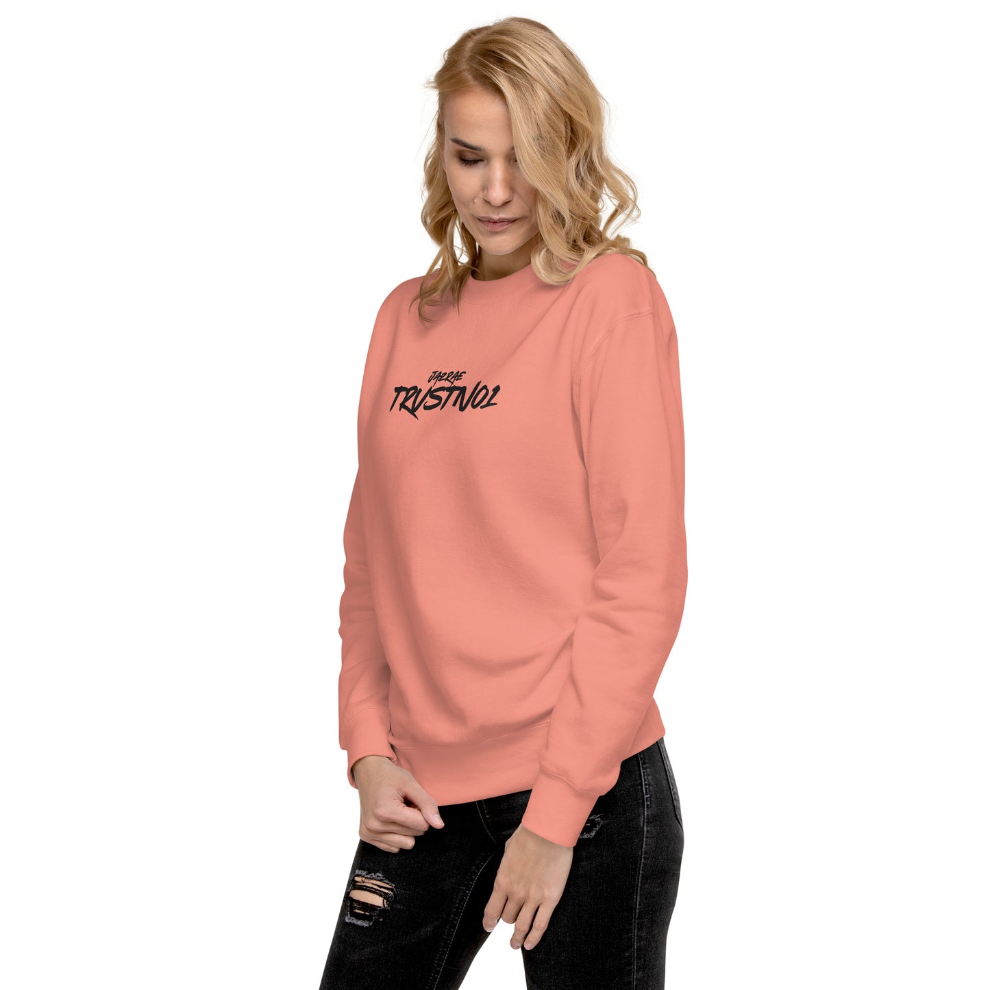 Jazrae Trustno1 Stitched Women's Sweatshirt