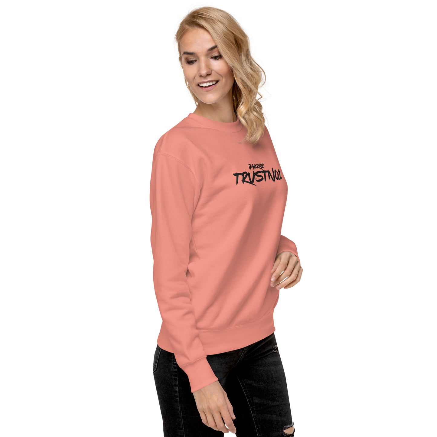 Jazrae Trustno1 Stitched Women's Sweatshirt