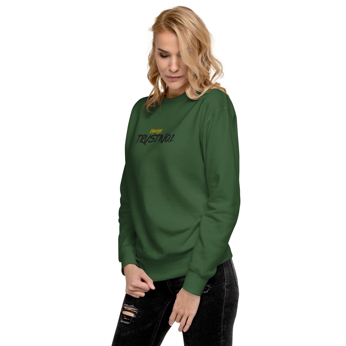 Jazrae Trustno1 Stitched Women's Sweatshirt