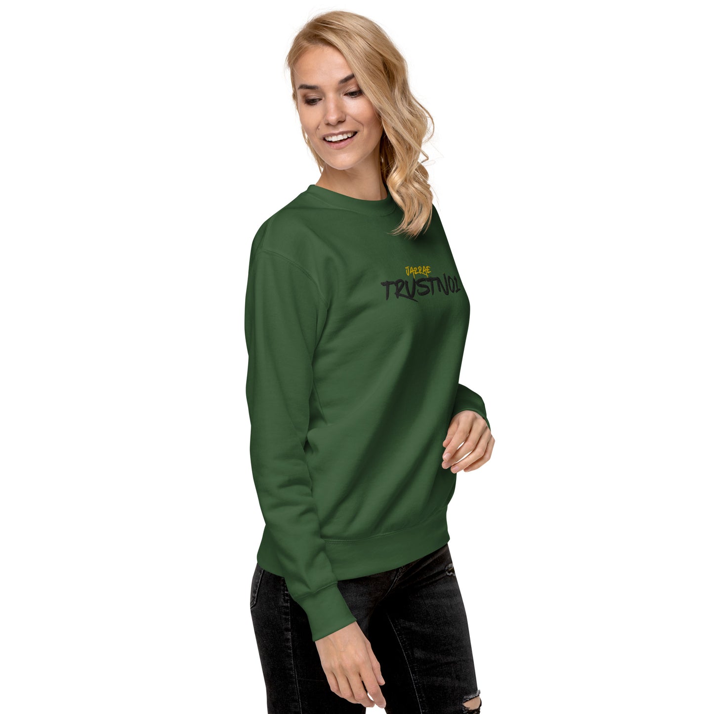 Jazrae Trustno1 Stitched Women's Sweatshirt