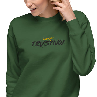 Jazrae Trustno1 Stitched Women's Sweatshirt