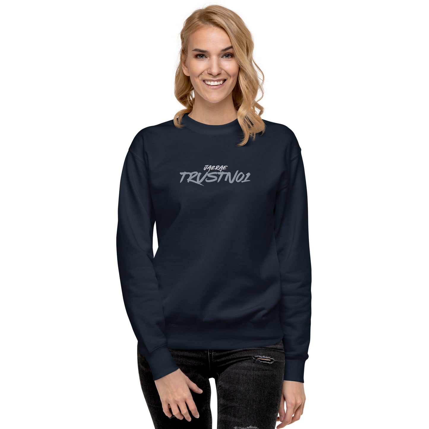 Jazrae Trustno1 Stitched Women's Sweatshirt