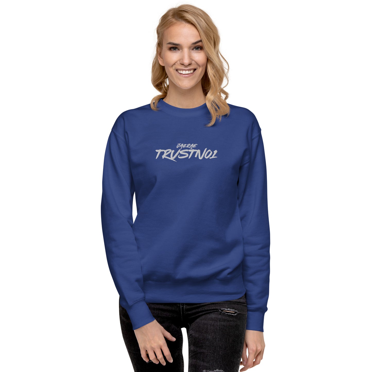 Jazrae Trustno1 Stitched Women's Sweatshirt