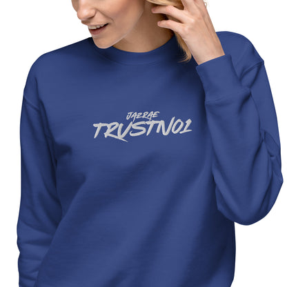 Jazrae Trustno1 Stitched Women's Sweatshirt