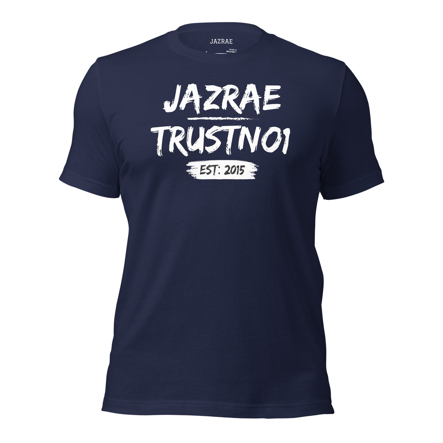 JAZRAE Trustno1 different color logo Unisex t-shirt