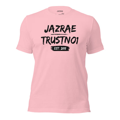 Jazrae Trustno1 Black Logo  T-Shirt