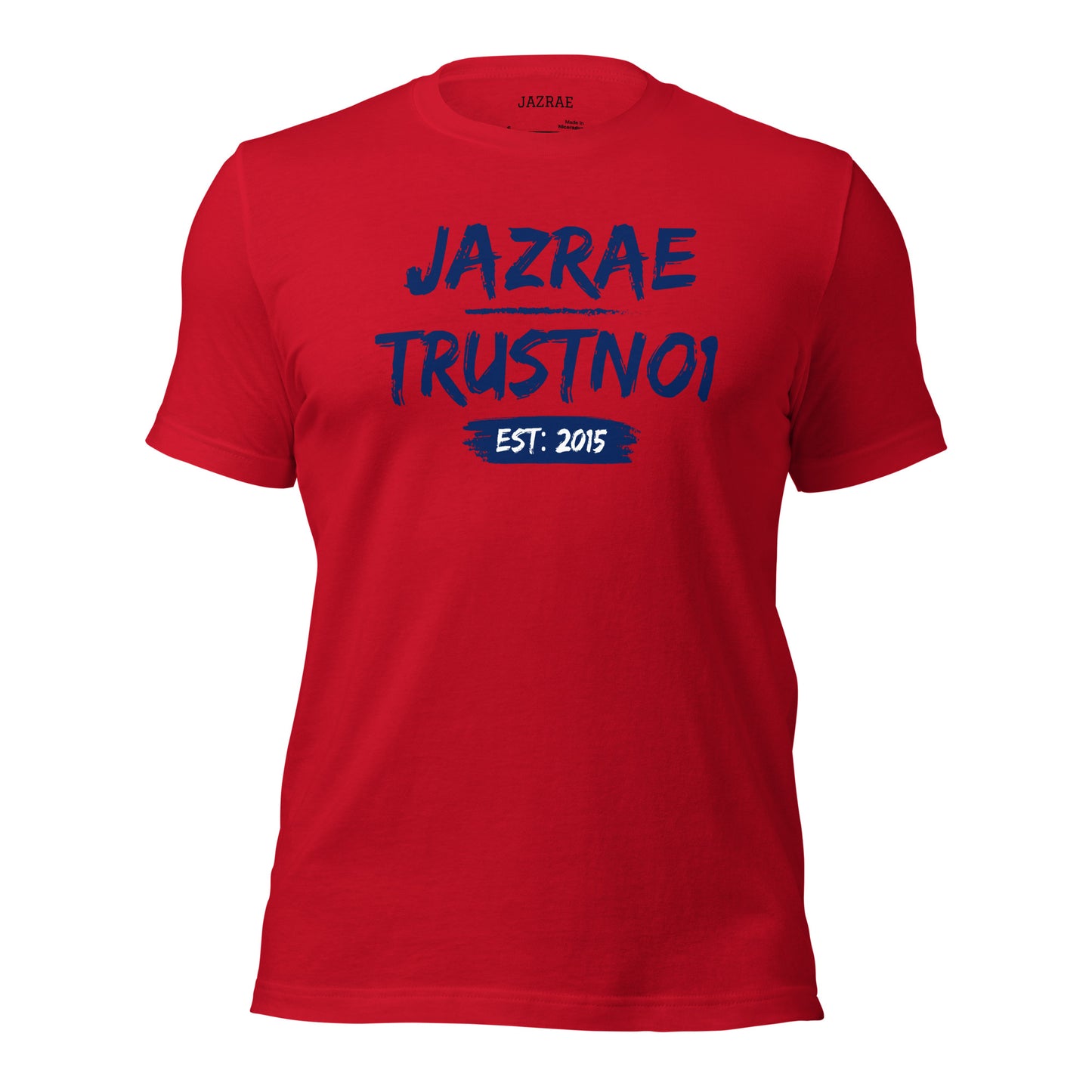JAZRAE Trustno1 Blue Logo Unisex t-shirt