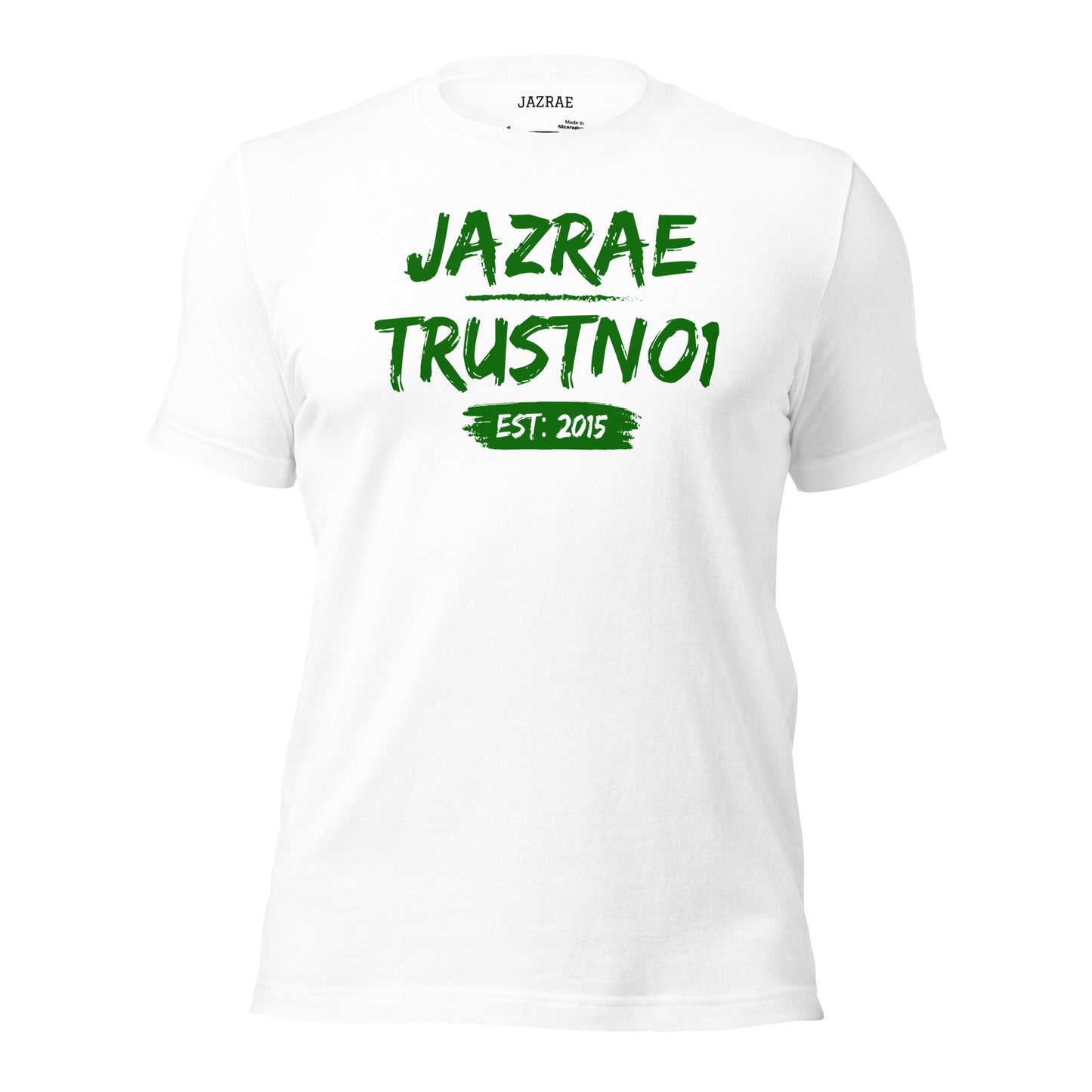 JAZRAE Trustno1 Green Logo Unisex t-shirt